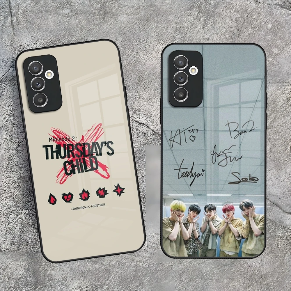 Txt Boy Band Phone Case for Samsung Galaxy S26 S25 S24 S21 S20 S23 S22 FE Edge plus Ultra Glass Cover