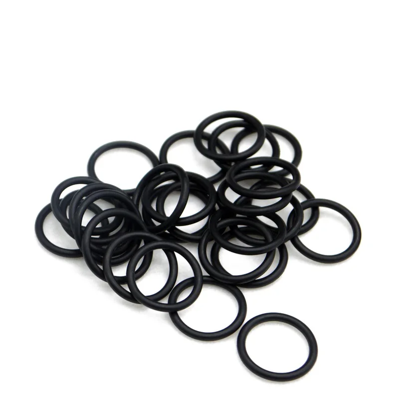Leijiu CS 1/1,5/2/3mm Außendurchmesser 3~80mm Schwarzer Gummi-Silikon-O-Ring Dichtungsscheibe NBR O-Ring Ölbeständiger Dichtungsring – Detail 3