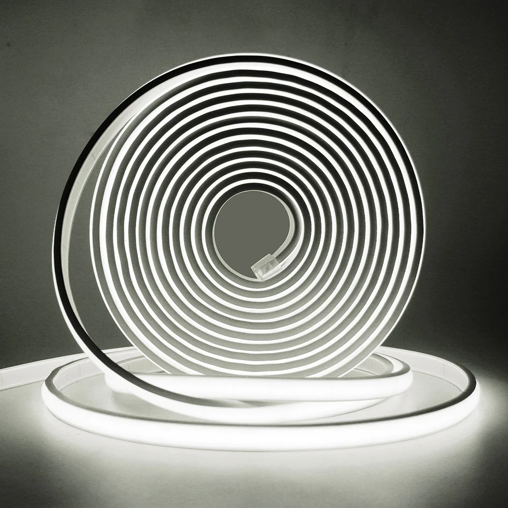 DC 12V 24V COB LED Strip Neon Light Dimmable 320LED/m Flexible Silicone Rope Lights Linear Lighting 1m 2m 5m 10m 15m 20m 50CM