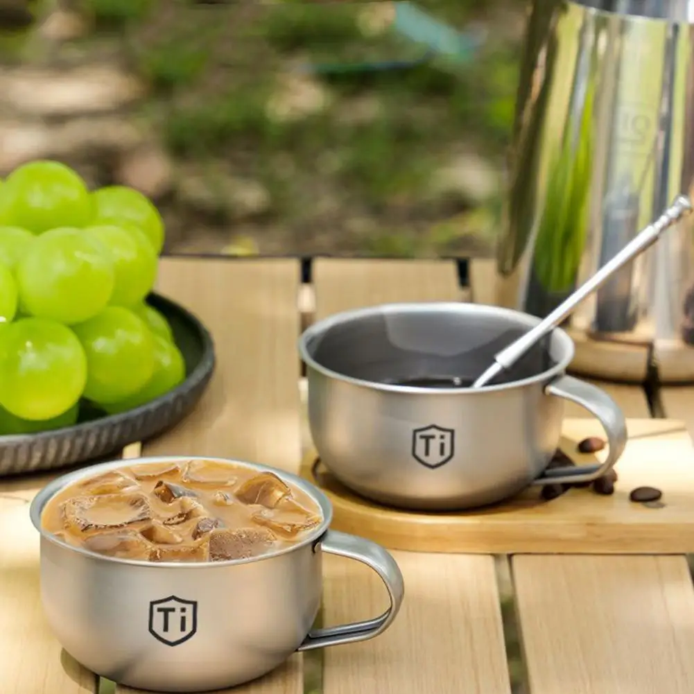 MINI Camping-Wasserbecher Tragbarer Tee-Kaffee-Becher Outdoor-Küchenausrüstung Bergsteiger-Becher 80/220ml – Detail 10