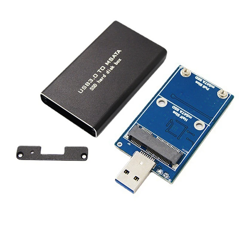 Custodia da MSATA a USB USB 3.0 a MSATA SSD da USB3.0 a MSATA Custodia per HDD