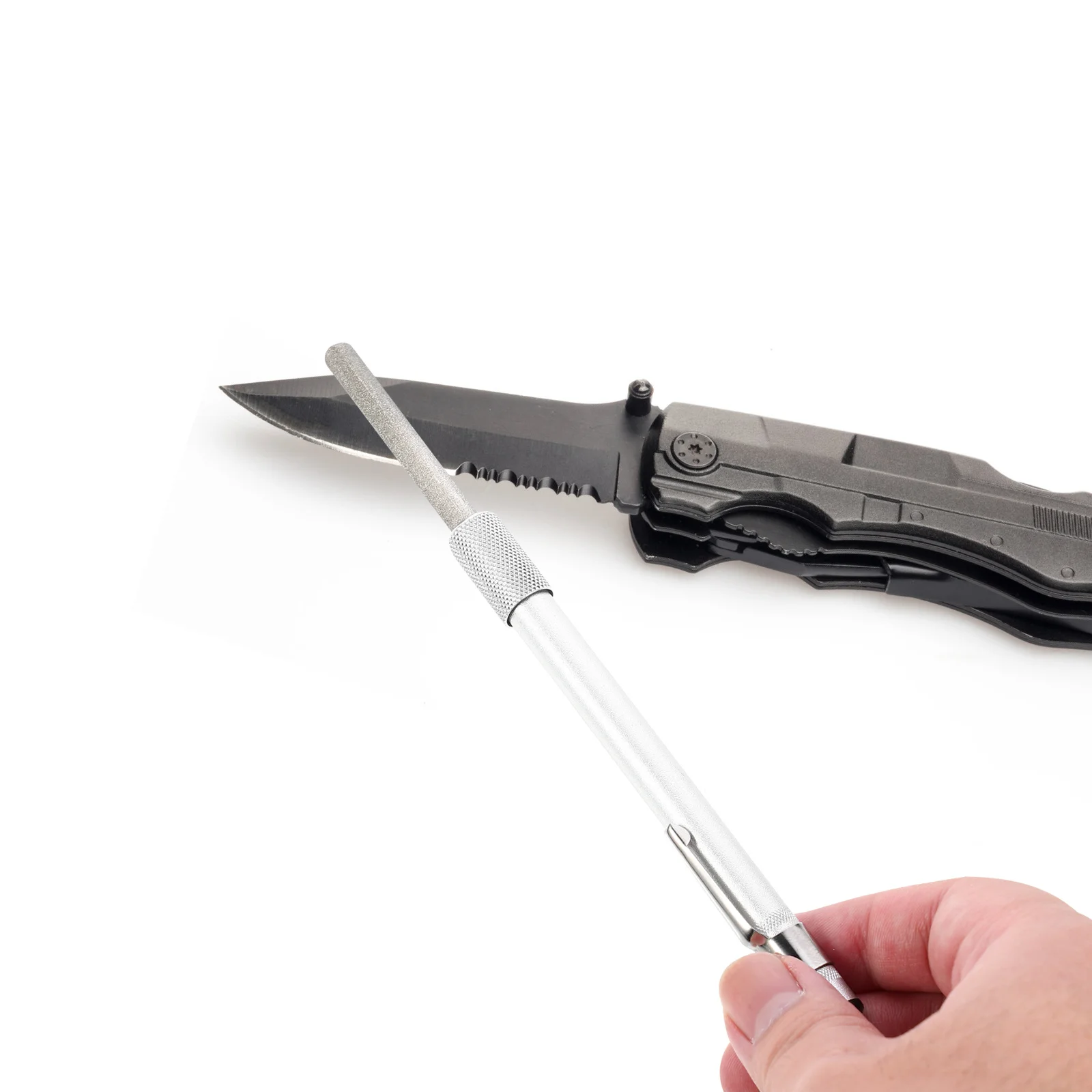 

Portable Fishhook File Fishing Hook Sharpener Durable Material Non-Slip Grip Outdoor Fishing Accessory Tackle Box Must Have