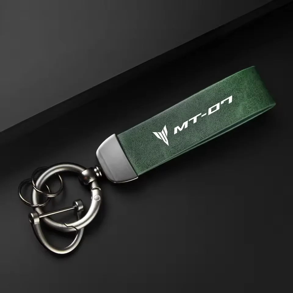 لياماها MT01 MT09 MT07 MT10 MT03 MT 01 09 07 03 10 MT-01 MT-10 MT-03 المفاتيح دراجة نارية قسط الجلود الجلود المفاتيح #6