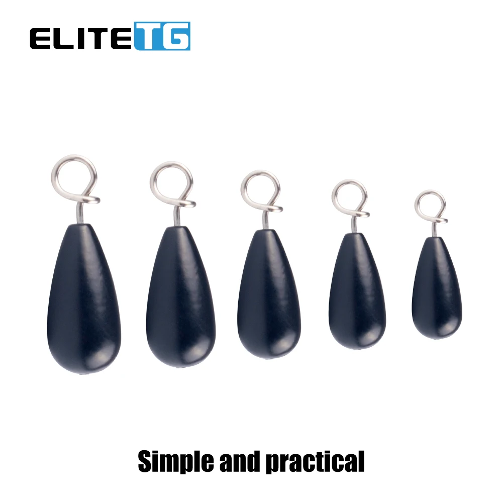 Plomos de pesca Elite TG forma lágrima para lubina ojo rápido - imagen 3