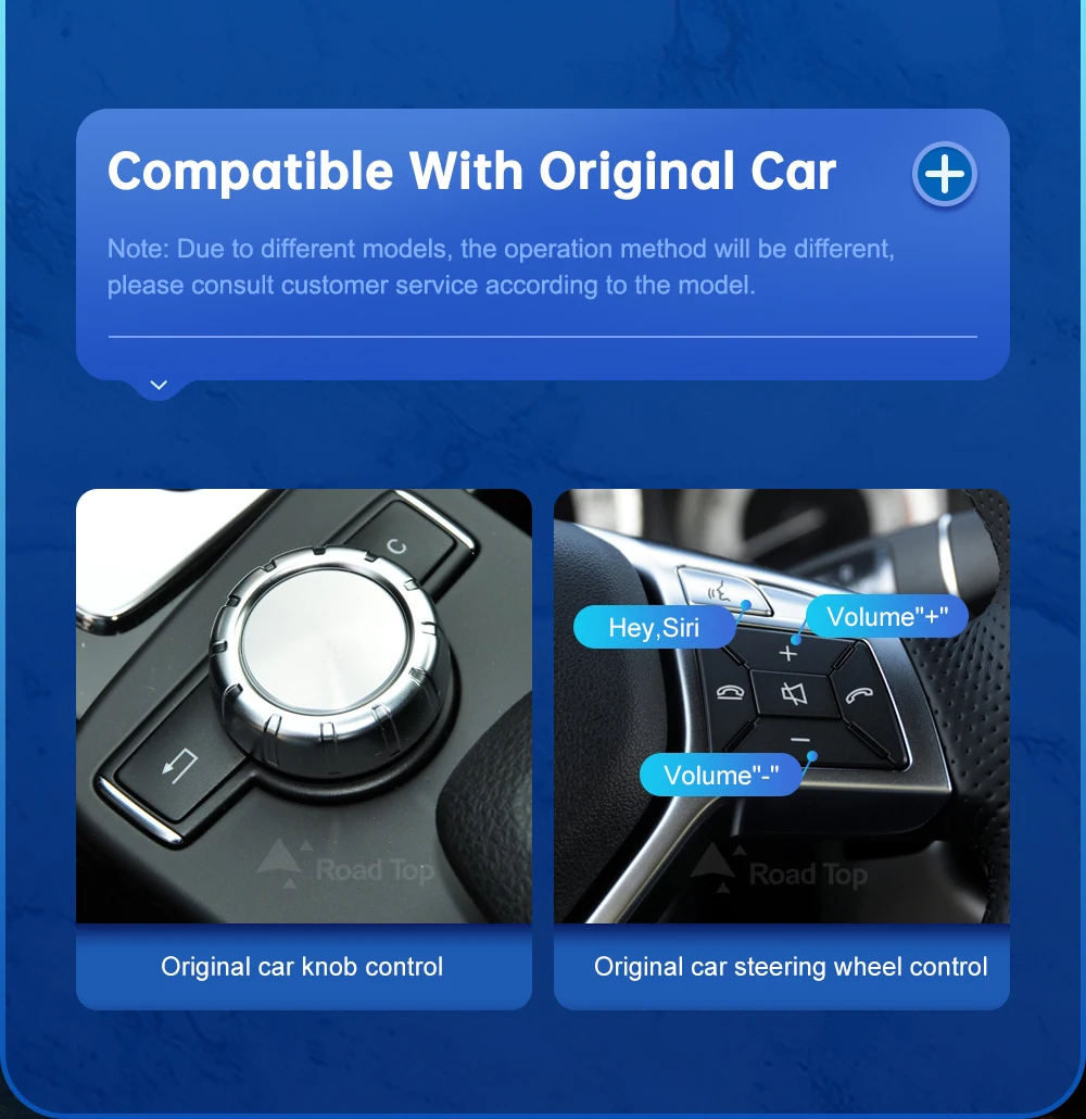 Drahtloses Android Auto für Mercedes Benz ML GL W166 X166 NTG4.5/4.7 2011–2015 mit Carplay-Schnittstelle Mirror Link AirPlay – Detail 5