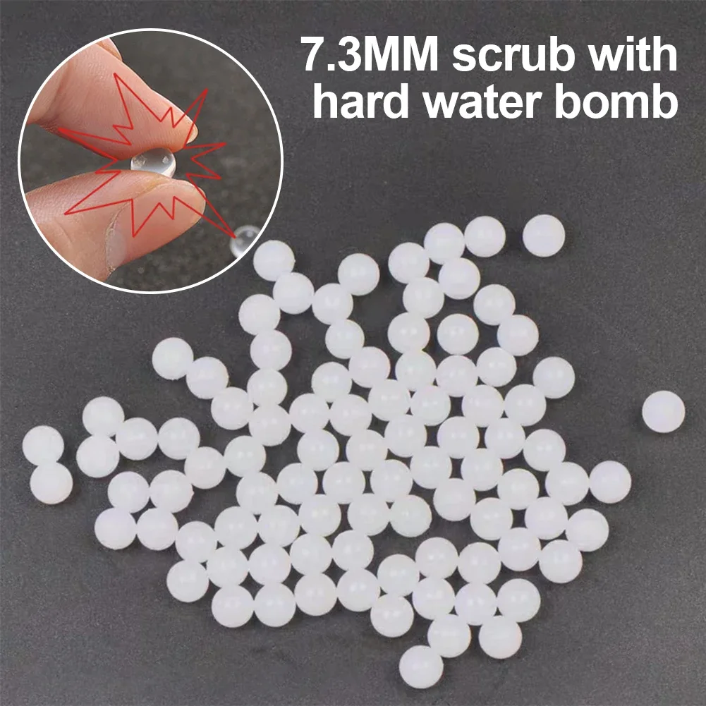 Frosted Water Marbles Balls Paintballs Bullets Kids Water Gun Toy 7-8mm BB Pistol Cap Guns Pellets Toy Water Bombing Accessor