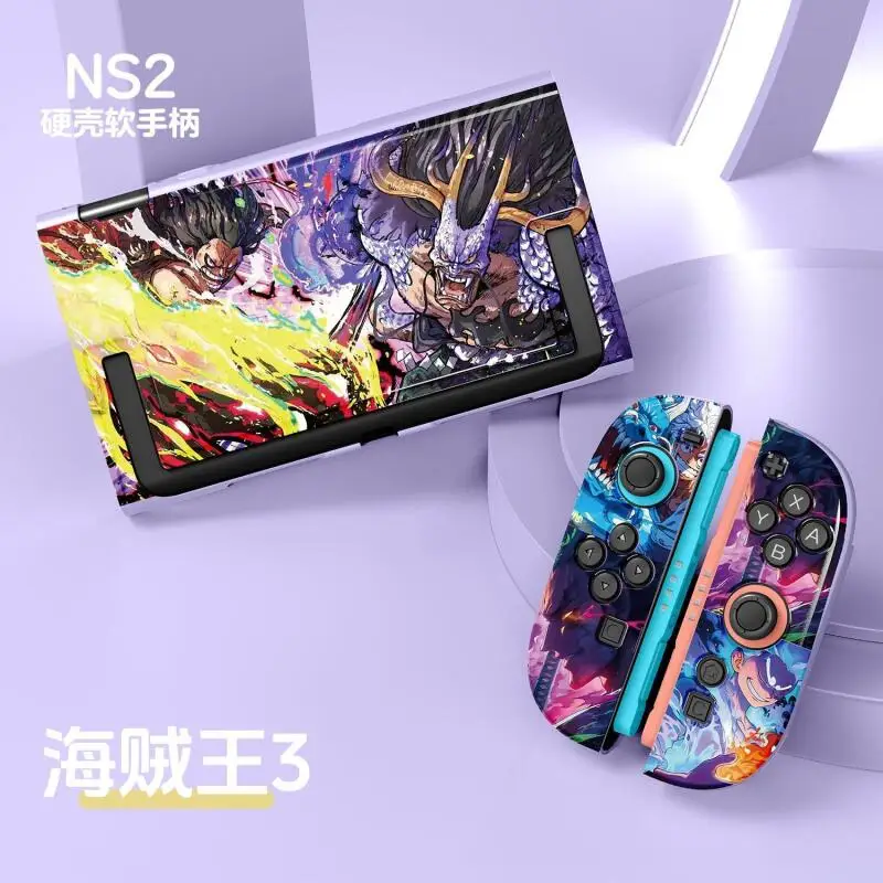 One Piece Tpu Anti-Collision Soft Shell Protective Case Cover for Nintendo Switch2 Luffy Game Console Gamepad Controller view 4