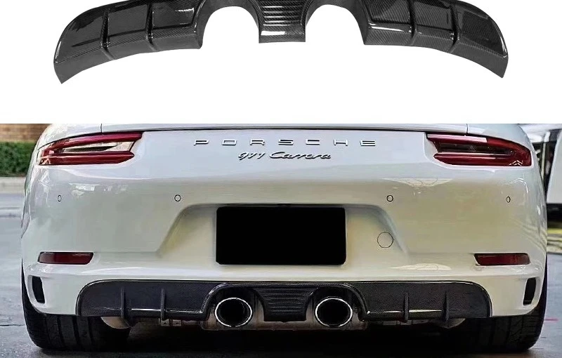 

For Porsche 991 991.2 Carbon Fiber Rear Lip Modified Auto Parts Spoiler Enclosure Exterior