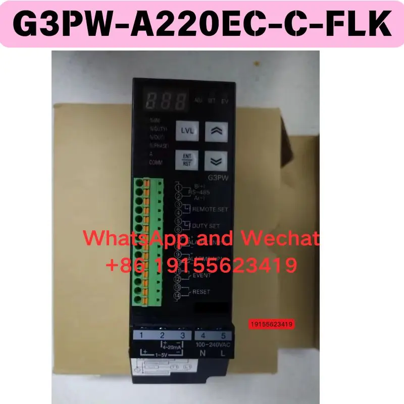 Used G3PW-A220EC-C-FLK Single-phase power regulator Functional test OK Fast delivery