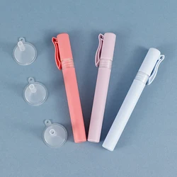 3pcs 10ml/0.3oz Spray Bottles for Perfume, Travel, Cosmetic Frosted empty refillable colored Plastic Pen Shape with 3 Funnels