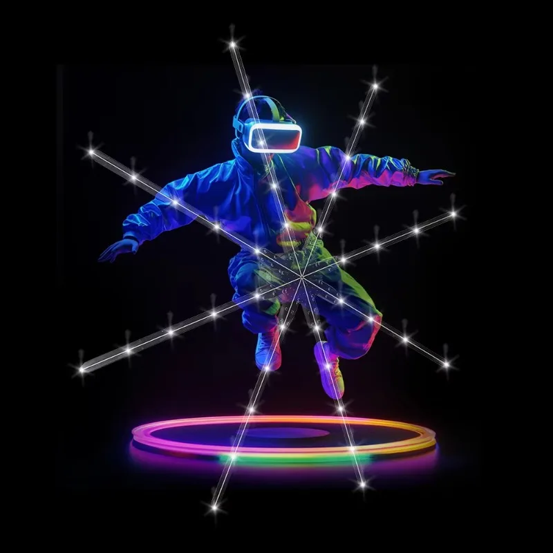 [Hot Sale] 150cm Hologram Fan 3d Advertising 8 Blade 3d Fan Hologram Dynamic Content Scheduler Hologram Projector 3d Holographic