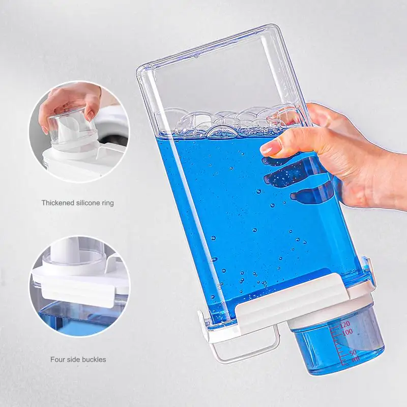 Handle Liquid Storage Tanks Measuring Cup Airtight Laundry Detergent Dispenser Powder Storage Container Portable Oversized Box