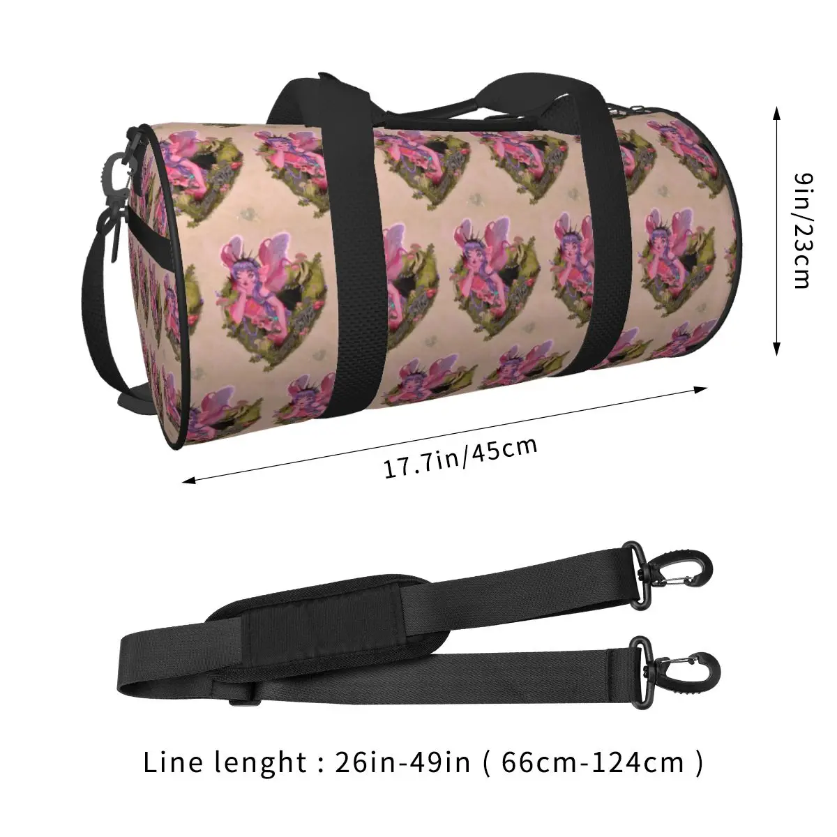 Gym Bag The Extra Melanie Portals Tour Melanies Martinezs Sports Bag Large Capacity Men Oxford Printed Handbag Retro Fitness Bag