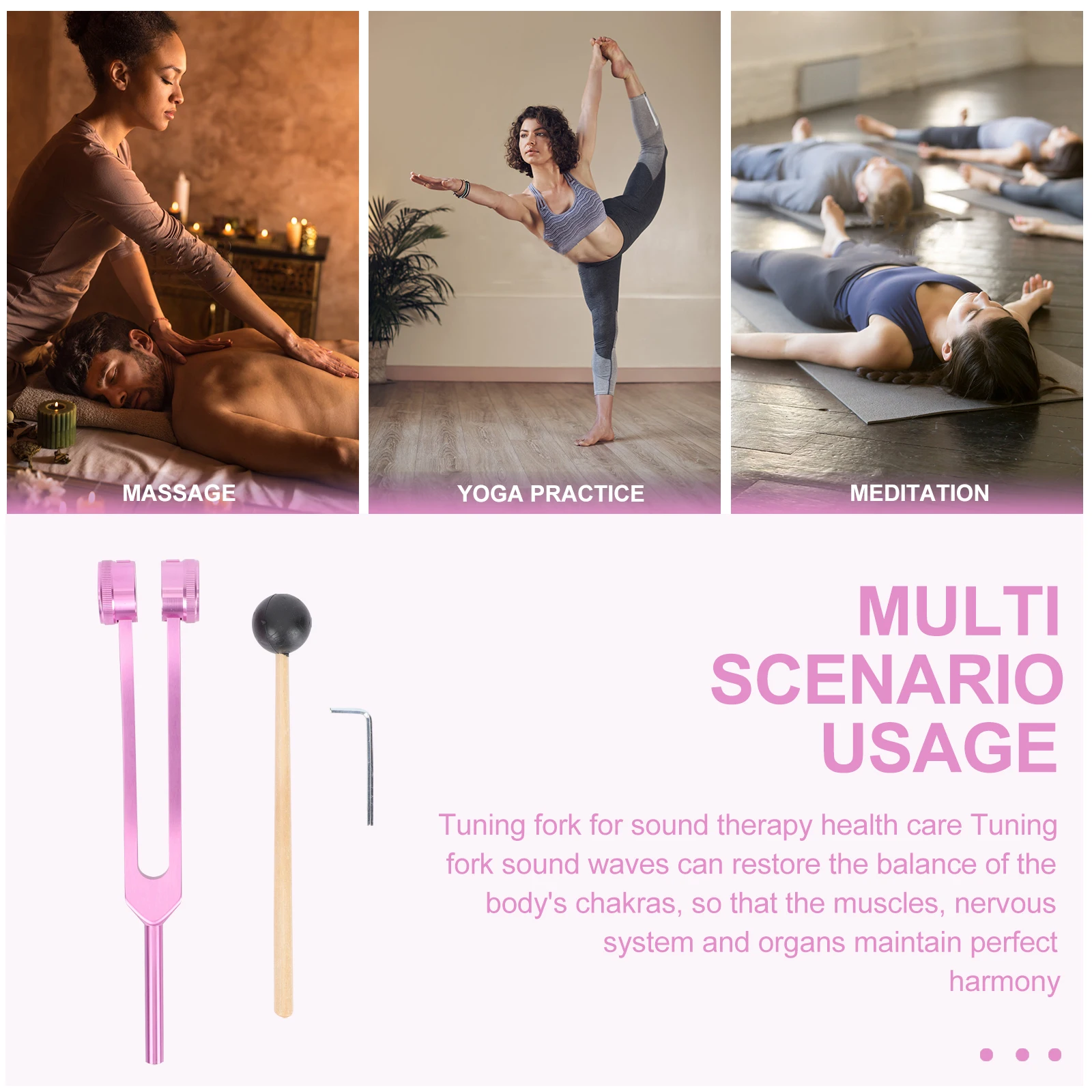 

Tuning Fork Instrument Aluminum Alloy Sound Therapy Forks Instruments Commemorate