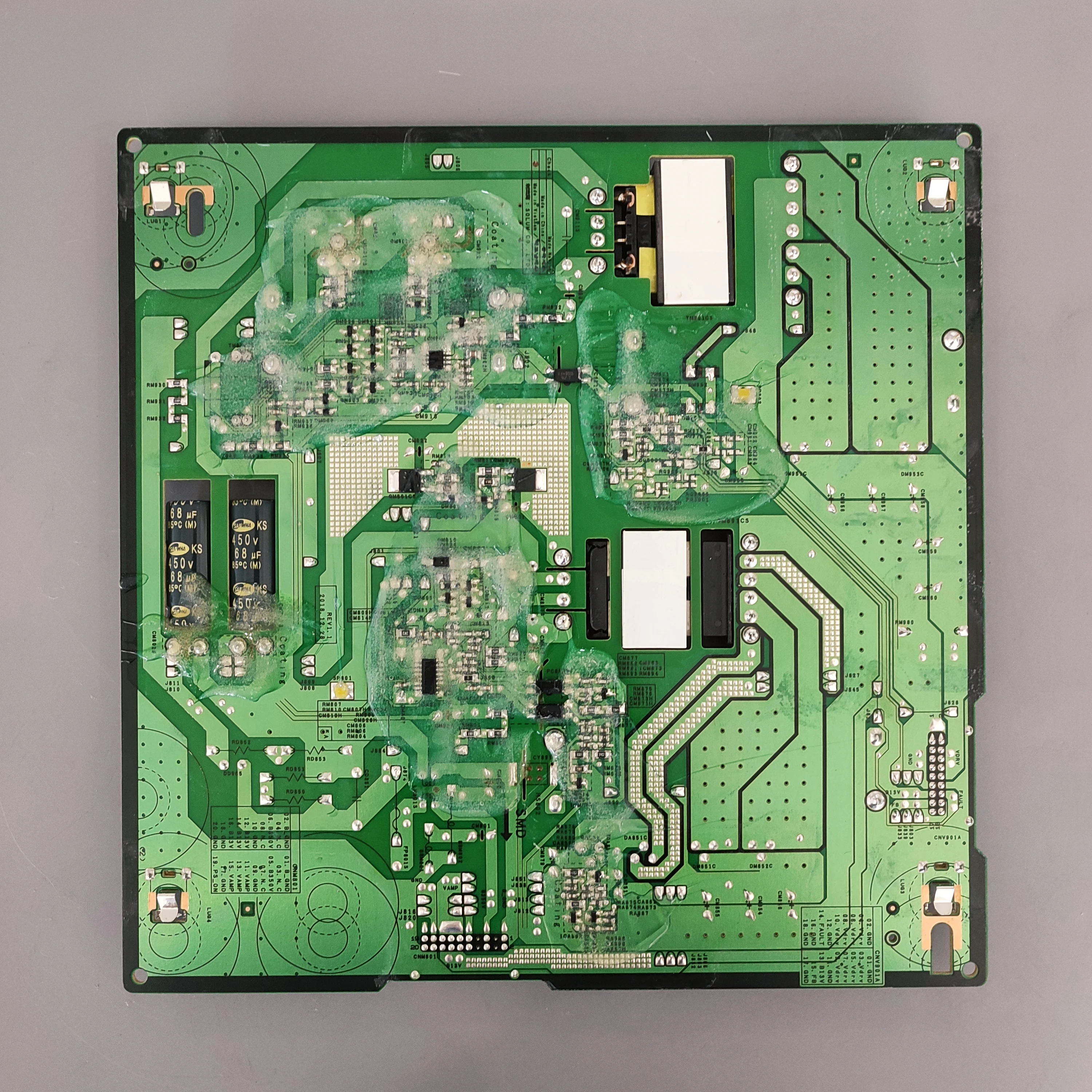 BN44-00986B L65S8NB_RSM  QA65Q80RAW POWER SUPPLY BOARD Has Been Tested To Work Properly Applicable FOR  TV(Refer to R452)