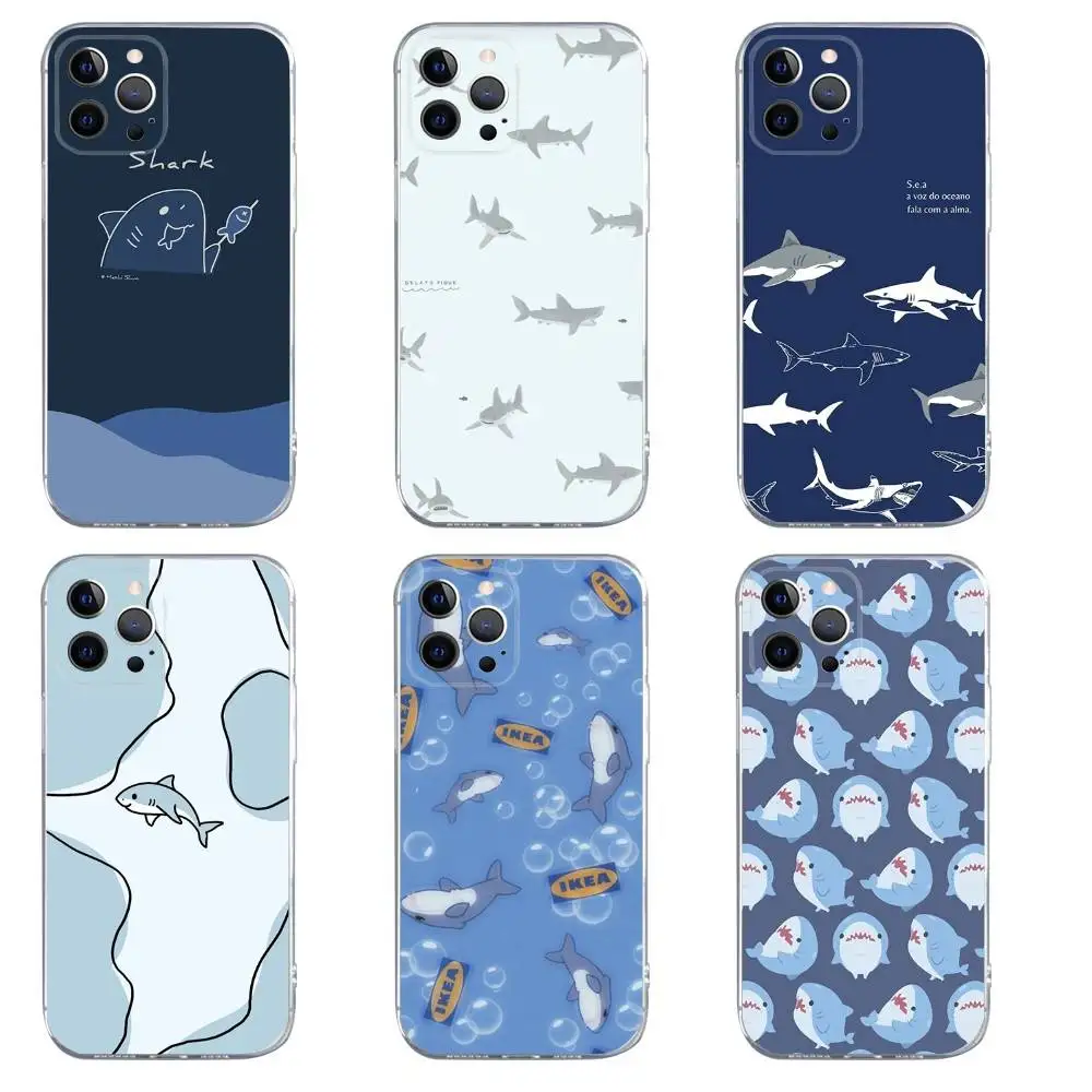 

Airbag O-Oceanic Sharks Phone Case For iPhone 16,15,14,13,12,11,Pro,Max,Xs,Xr,X,7,8,Plus,Mini Silicone Clear Cover