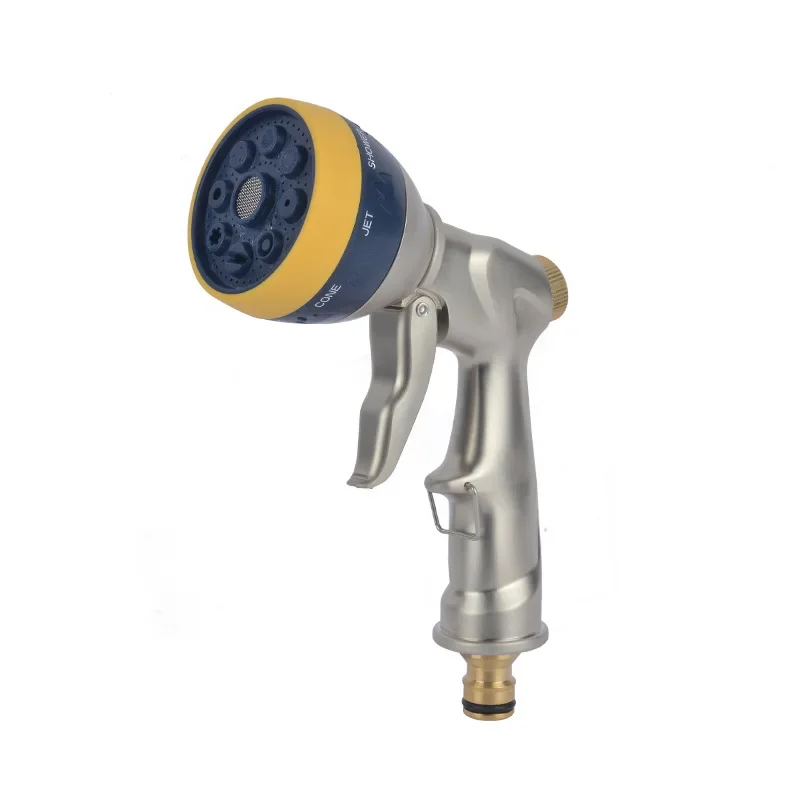 Garden High-Pressure Adjustable Multifunctional Water Gun, Made Of Metal Material, Used For Garden Irrigation Supplies