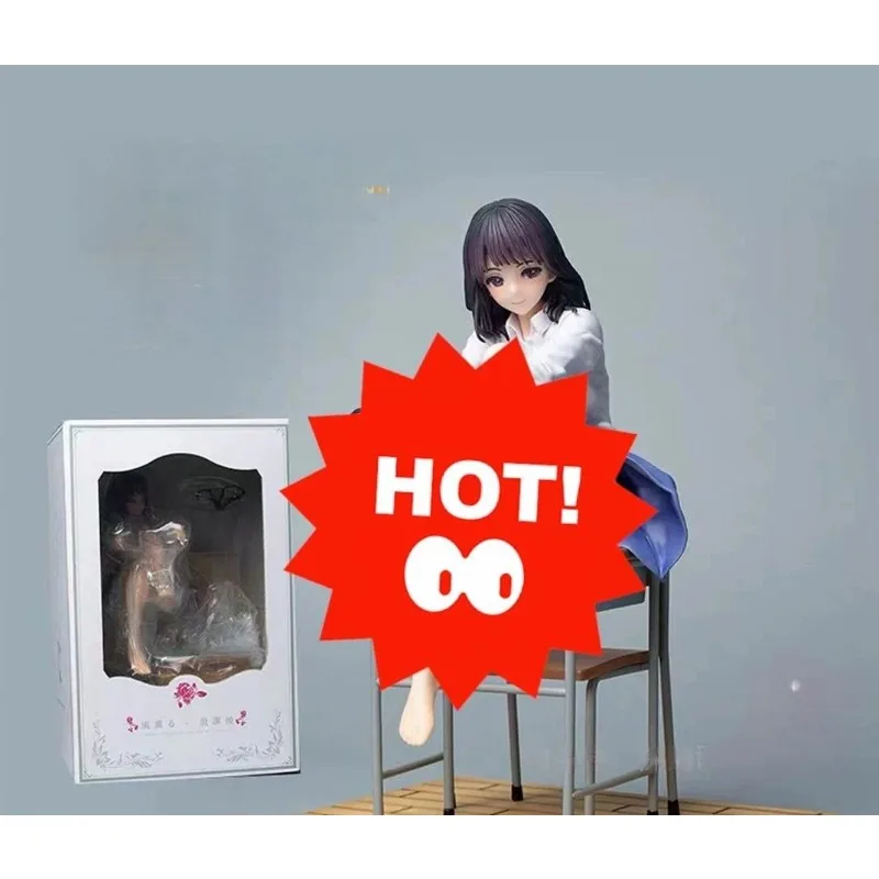 

In Stock Lovely Hitomio Wind Blown After Class Figure Model Ornaments Collection Gift Toy
