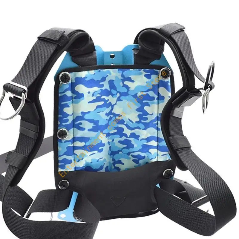 

55KD Diving Backrest Pad Comfortable Diving Backplate Bottom Elastics Storage Bag