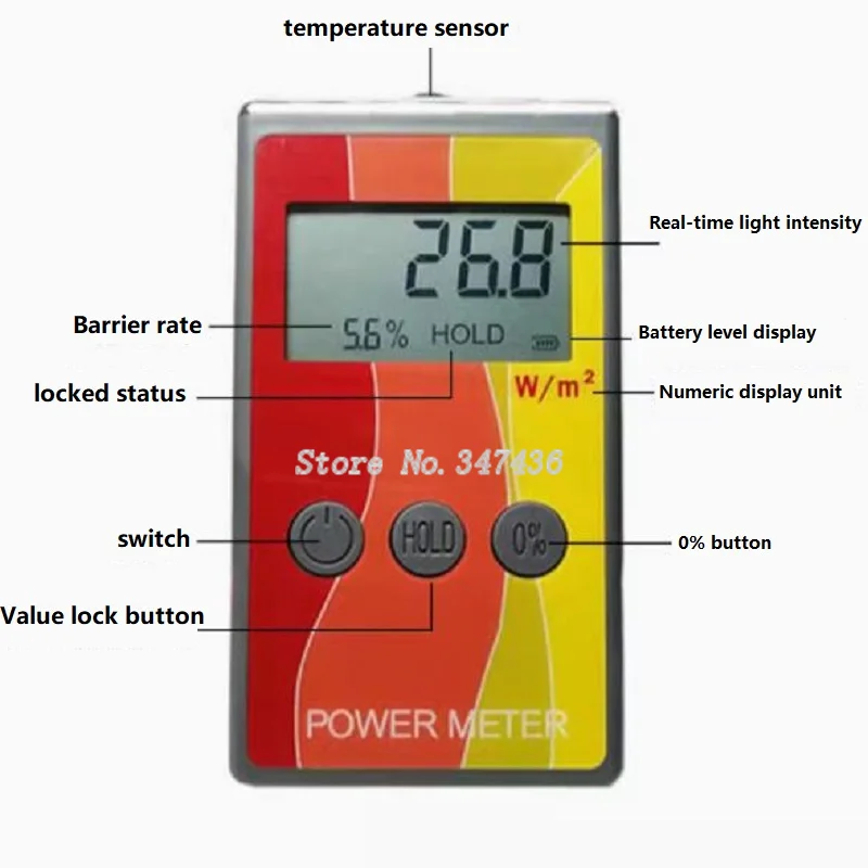 Similar Infrared Power Meter Glass Window Tint Meter Solar Film Transmission Meter Insulation Film UV IR Blocking Tester