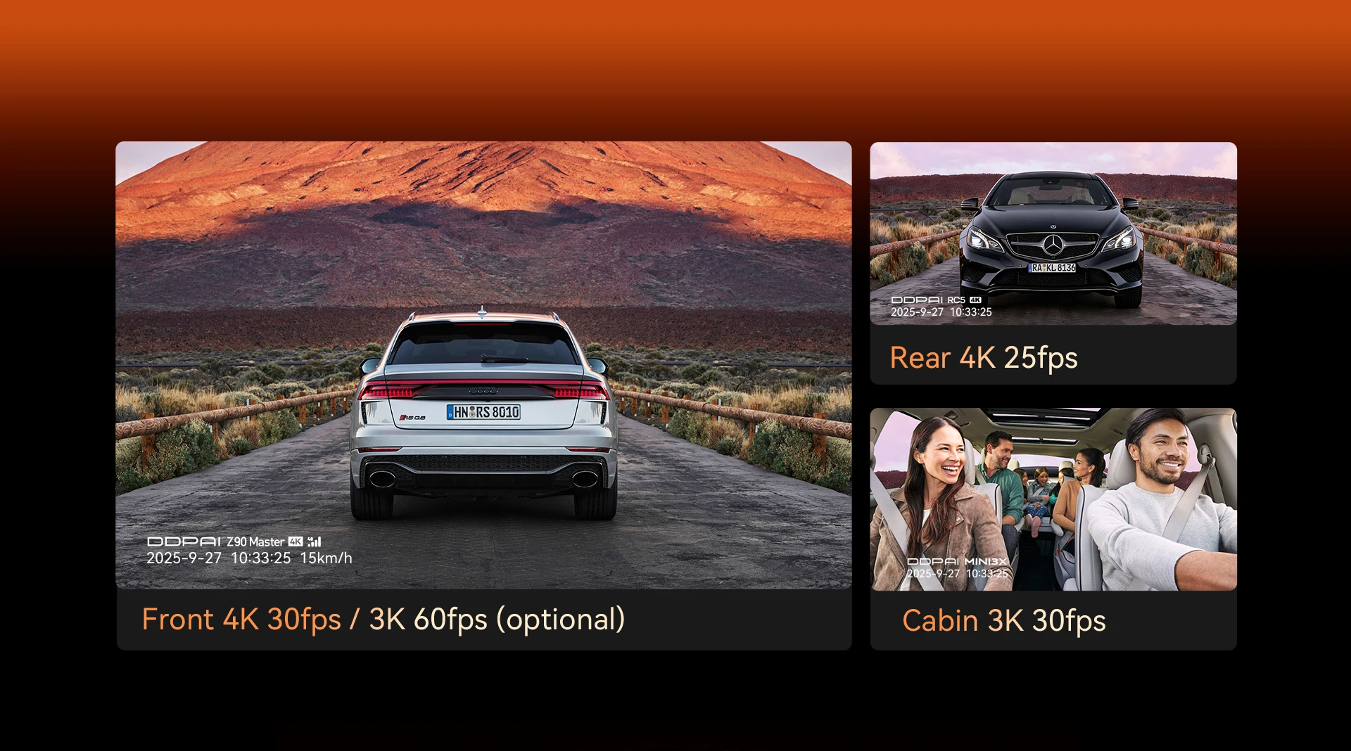 Neue DDPAI Z90Master 4K+4K Dual HDR Dashcam mit Sony STARVIS 2 IMX678 Front- und Rückkamera, 64G eMMC, ADAS, Parküberwachung und 5GHz WLAN – Detail 9