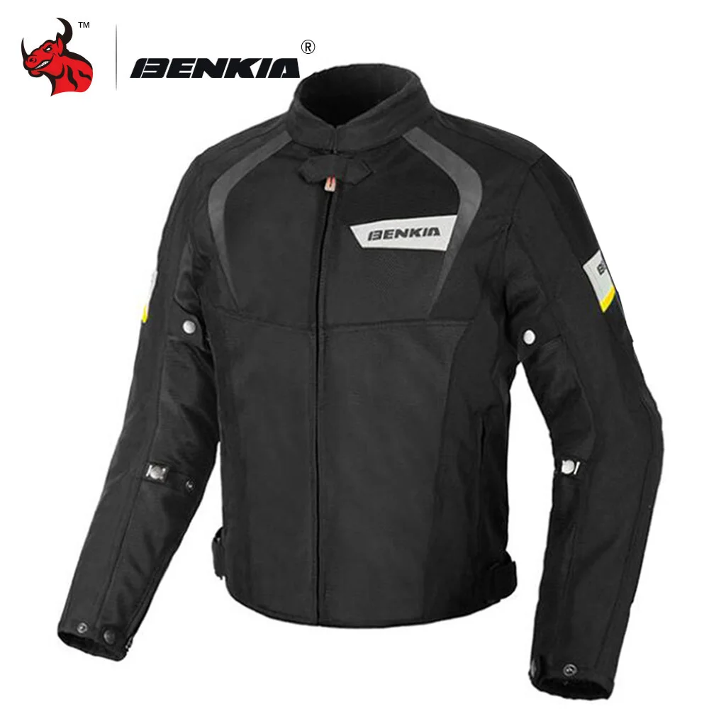 

BENKIA Motorcycle Jacket Protective Gear Motocross Off-Road Racing Jacket Summer Men Moto Jacket Motorbike Riding Moto Clothing