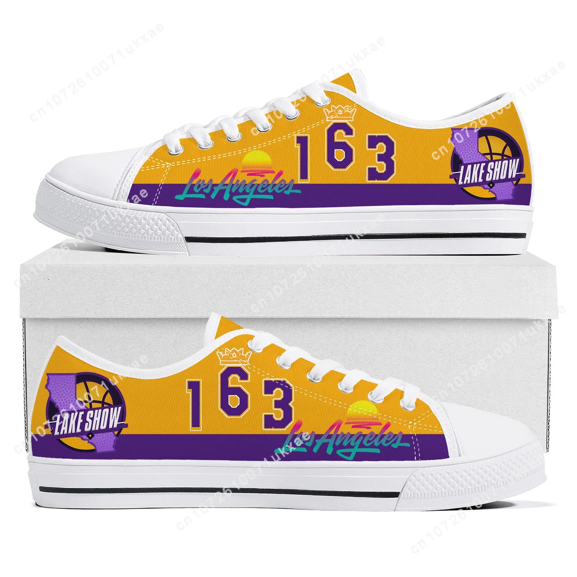 Los Angeles Number 6 3 1 lake show Low Top Sneakers Mens Womens Teenager Canvas Sneaker Casual Custom Made Shoes Customize Shoe