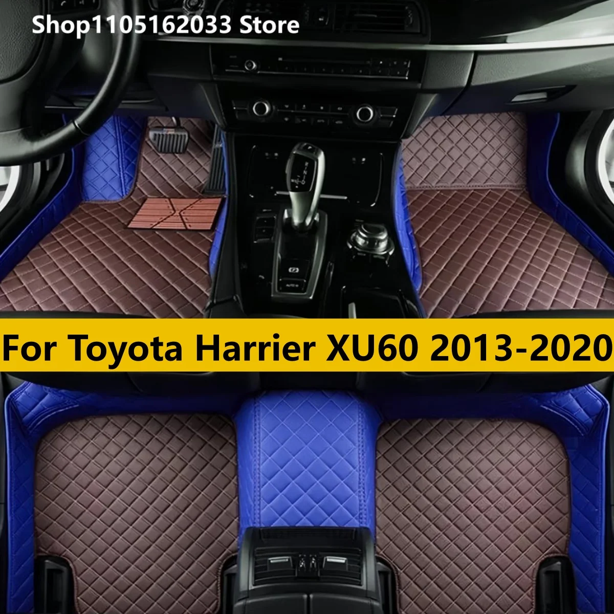 

Custom Car floor Mat Fit For Toyota Harrier XU60 2013 2014 2015 2016 2017 2018 2019 2020 accessories Car Carpet
