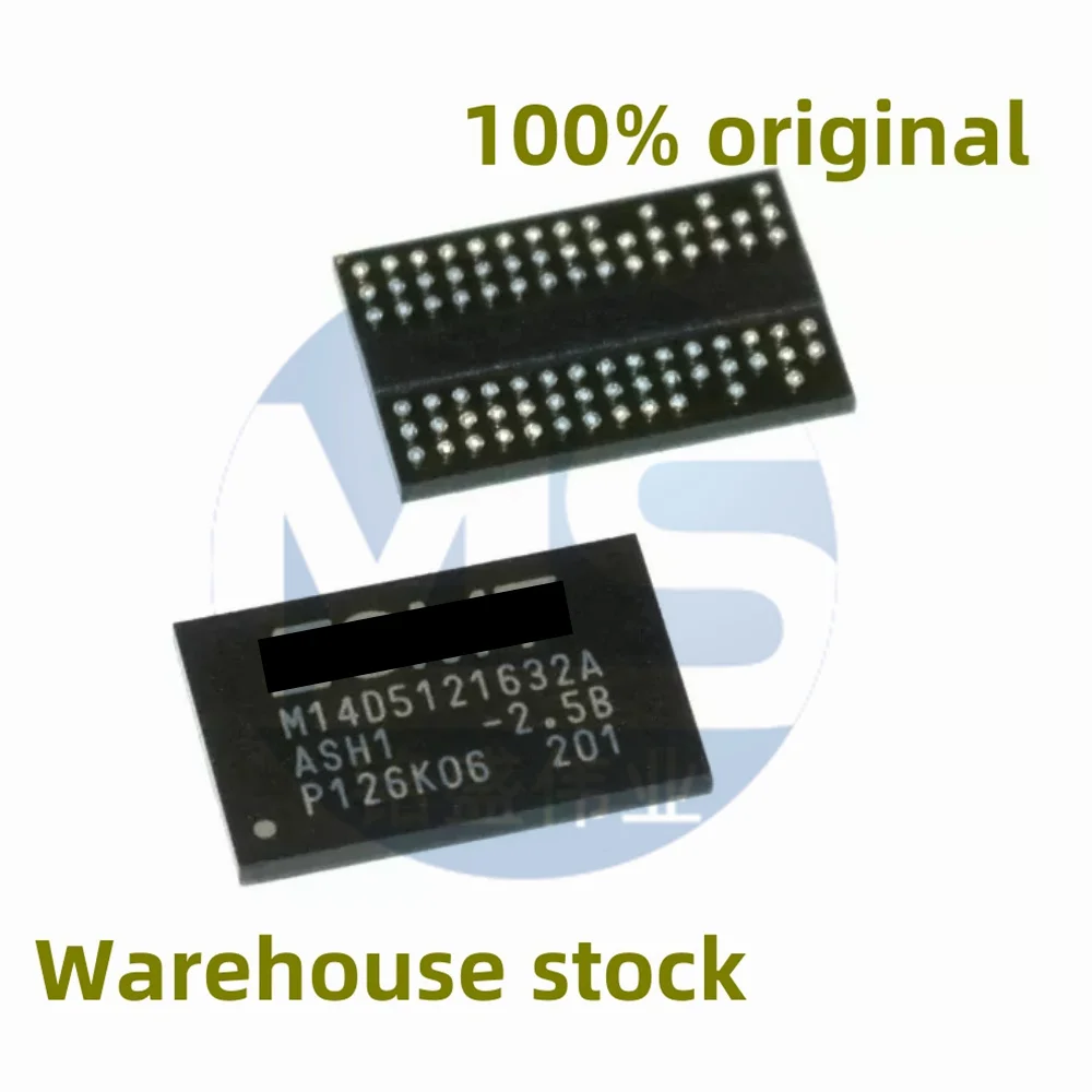 

1PCS 100% New M14D5121632A-2.5BG M14D5121632A DDR II SDRAM 84-ball BGA package ESMT