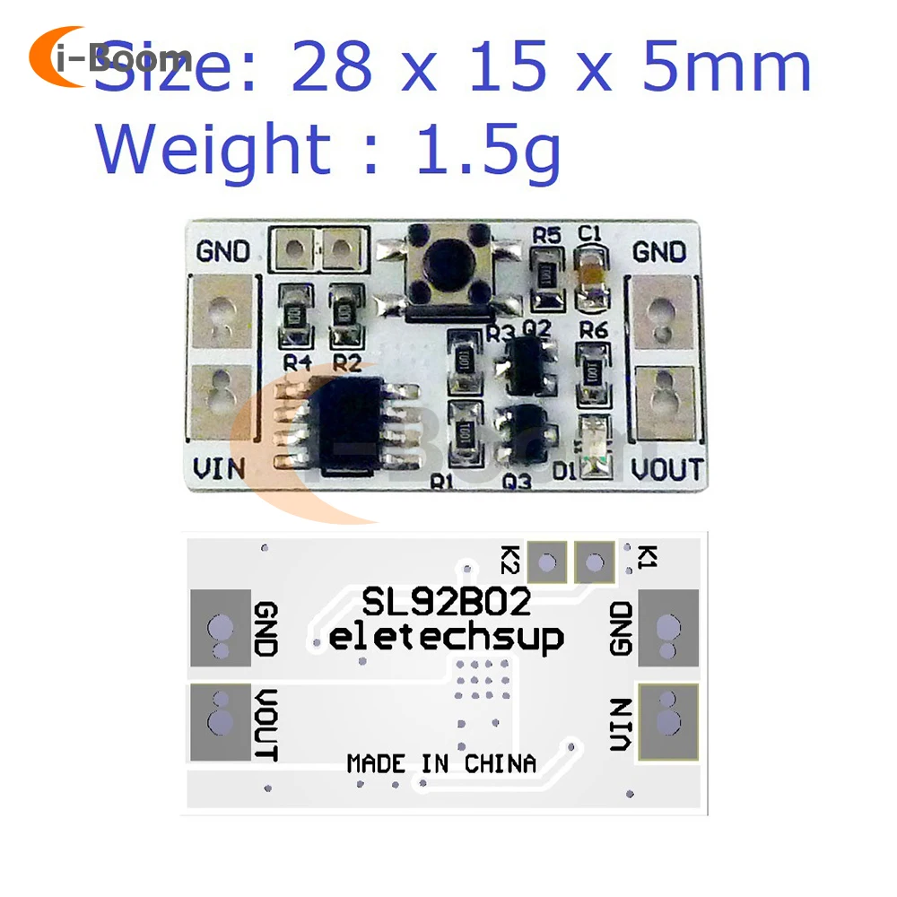 Dc 3-20v 5000ma bistable auto-travamento interruptor módulo led controlador relé toque placa eletrônica