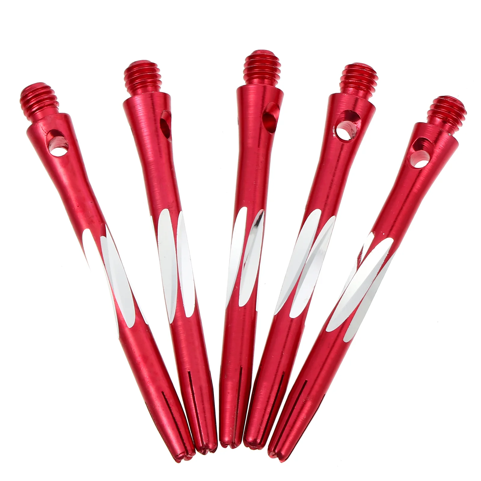 5 Pcs Shaft Stems Game Supplies Red Aluminium Alloy Rod Accessories 2BA Thread