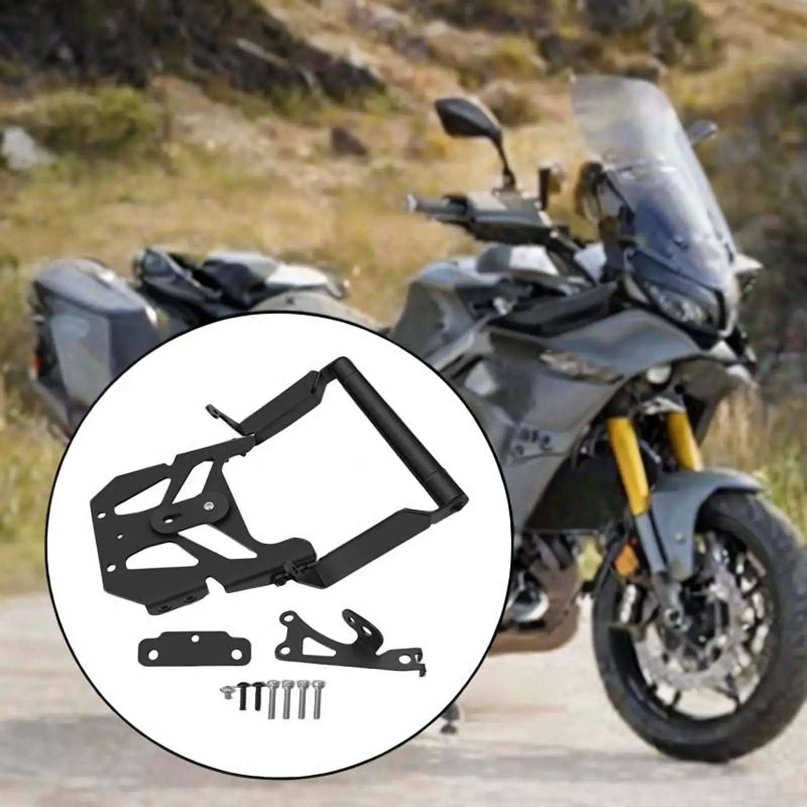 

Надежный кронштейн для телефона из алюминиевого сплава, удлинитель для мотоциклетного оборудования, инструмент для Tracer 9GT Plus 2023-2024