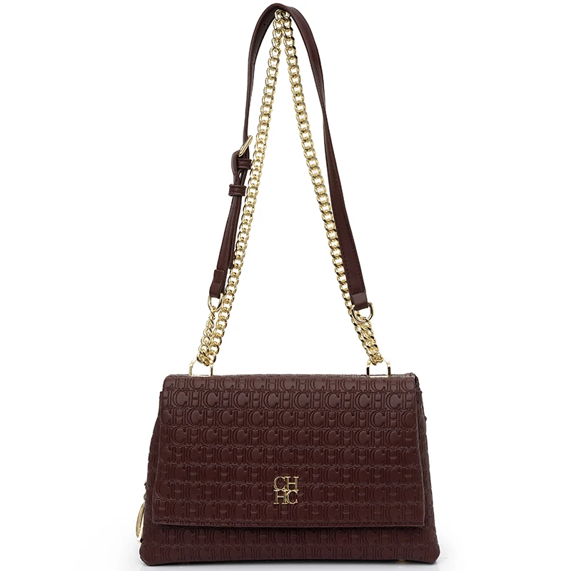 

CH High Quality Leather PU Material Women's Shoulder Bag 2025 New Brand Fashion and Versatile Large Capacity Women's Chain Bag