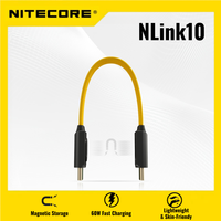 NITECORE NLink10 Type-C Magnetic Cable Storage USB-C 60W Fast Charge Cable 7CM Short Dual for Flashlight Power Bank Phone