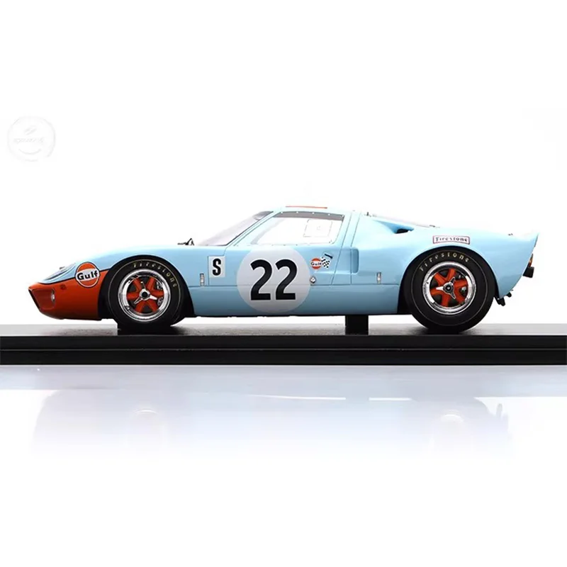 Nuevas existencias Spark 1:18 Ford Gt40 No. 22 campeón 12 horas Sebreing 1969 Figment resina miniatura modelo de coche fundido a presión juguetes personalizados regalos