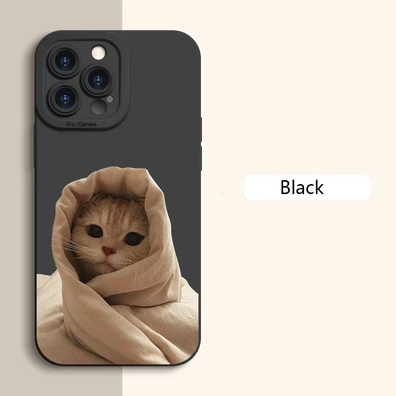 Cartoon Fun Cat Pet Dog Silicone Phone Case For Samsung Galaxy  A33 A52 A14 A34 A54 A13 A23 S23 Ultra S22 Plus S21 S20 FE Cover