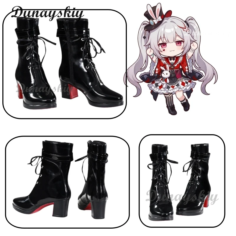 

Обувь для косплея Sparkle Honkai Star Rail, ботинки для ролевых игр на Хэллоуин, высококачественная искусственная кожа