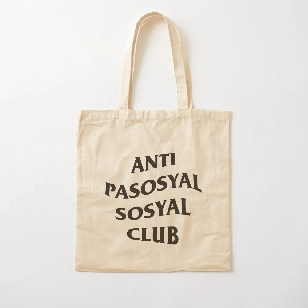 Anti Pa-Sosyal Sosyal Club The Razkalz PH Tote Bag reusable shopping bags Cloth bags tote bag custom Canvas Tote Bag