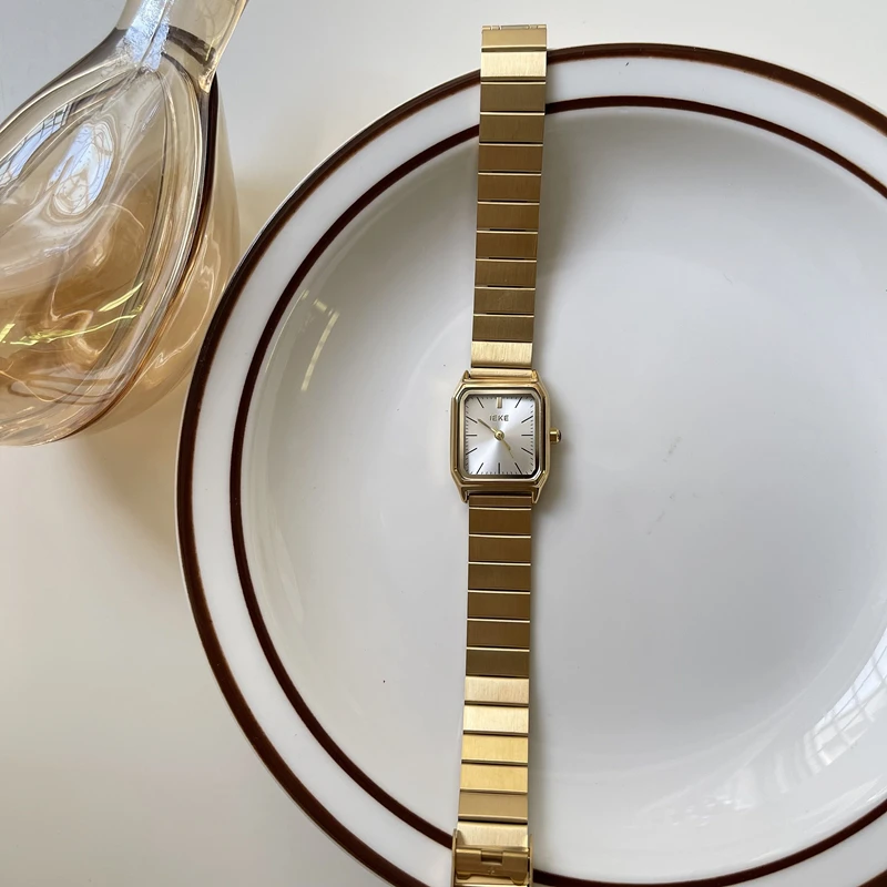 Luxury Women Square Watch Stainless Steel Adjustable Strap Fashion Gift Ladies Quartz Wristwatch Relojes Para Mujer