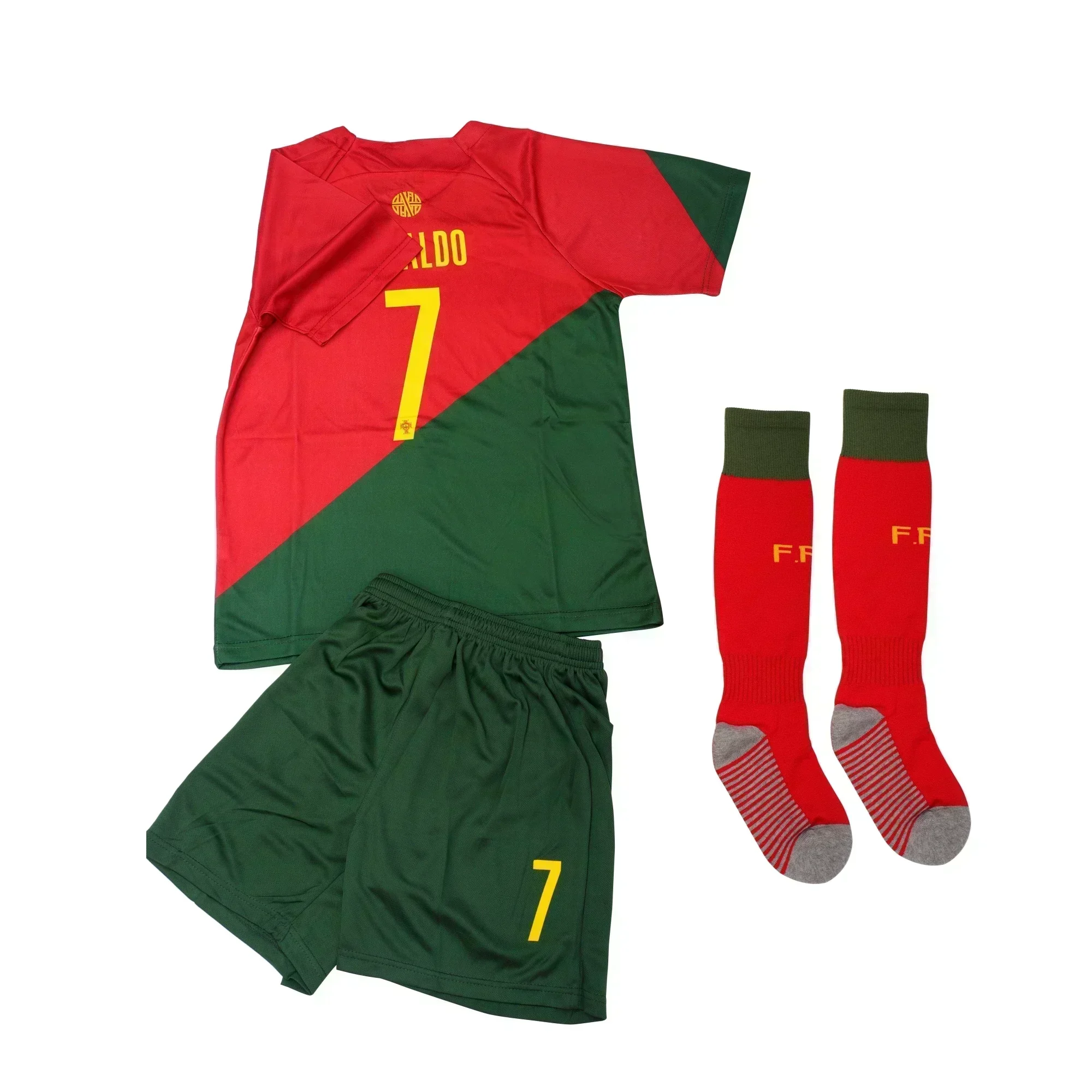 Kids Adult Soccer Jerseys #7&10 # Boys and Girls Youth Soccer Shirts and Shorts 3 Piece Set of Soccer Training Uniforms ronald