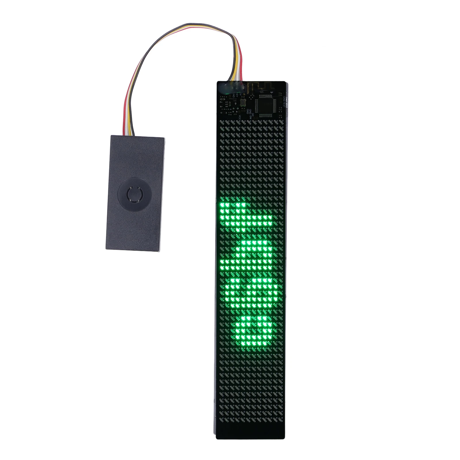 ZK40 LED Matrix Panel Green Programmable Flexible Scrolling LED Sign for Store Car Bar Hotel