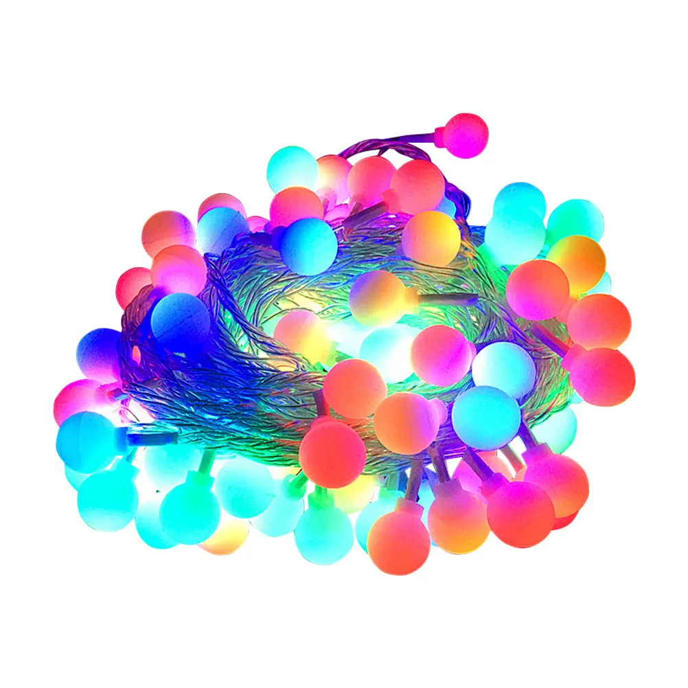 مهرجان استخدام كرة مستديرة النمذجة مصباح سلسلة ضوء رائعتين لتخطيط الحفلات الدعامة هووسورمينغ هدية إضاءة زينة سلسلة #6