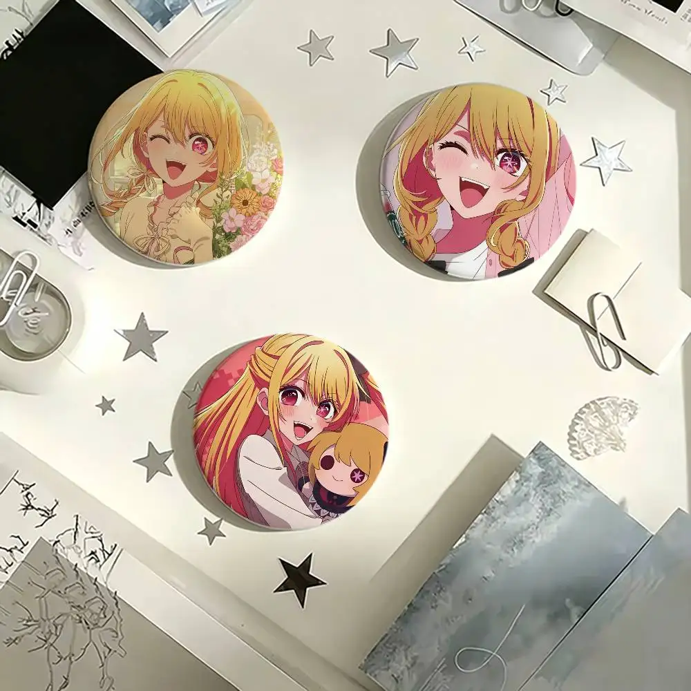 

Cute R-Ruby Hoshino-o Brooches Cartoon Badge Pins Backpack Hat Accessories Friend Gift