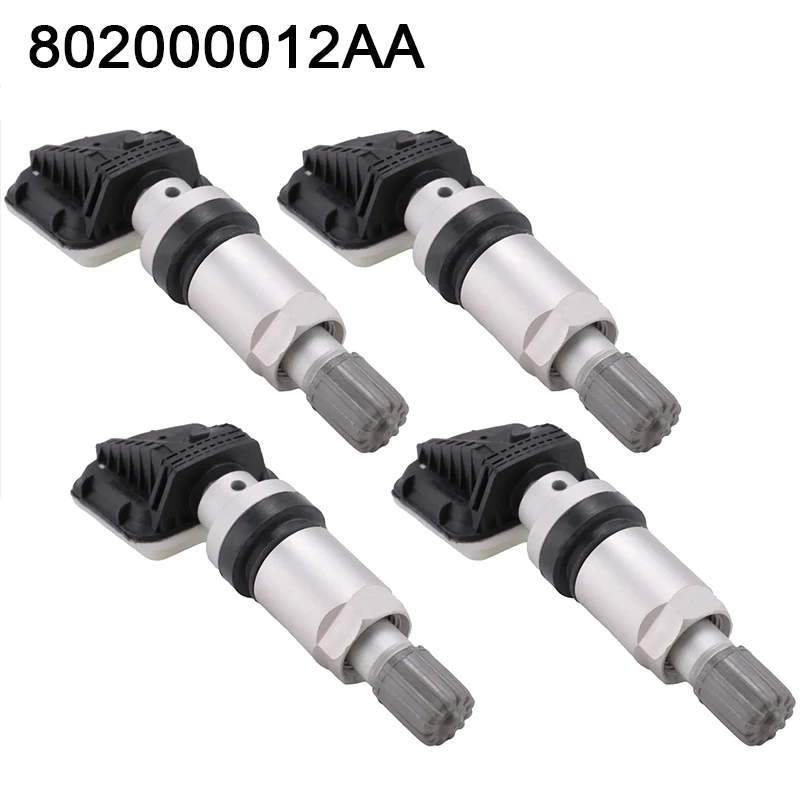 

4pcs 802000012AA 433MHz Tire Pressure Monitor Systems TPMS Tyre Pressure Sensor For Chery Tiggo 2 3 4 7 8