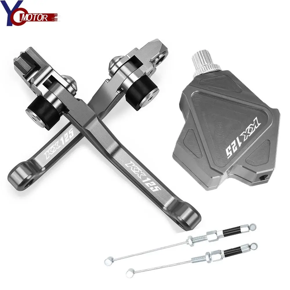 

Motorcycle Accessories Brake Clutch Lever Easy Pull Clutch Lever System Kit For KAWASAKI KX125 2001 2002 2003 2004 2005 KX 125