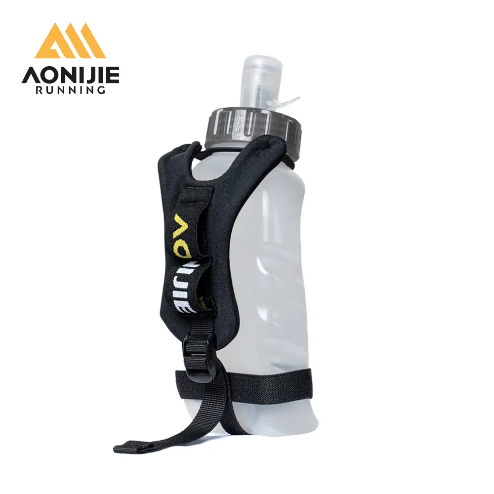 AONIJIE Handheld Water Bottle with Bag Outdoor Running Water Supply Bag with 420ml Bottle Suitable for Running and Hiking A7110