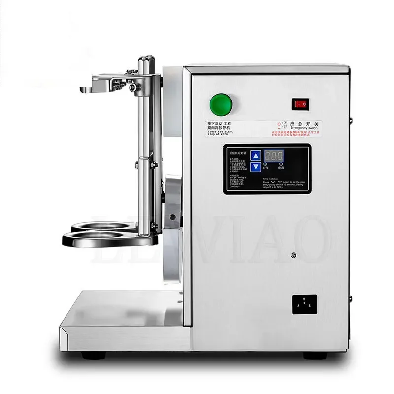 

Hot Sale Commercial Boba Shaker Bubble Tea Shaker Double-head Pearl Milk Tea Shaking Machine Stainless Steel Milk Tea Shaker