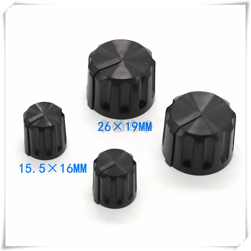 10PCS Potentiometer Knob Cap Coding Switch Knob Cap Power Amplifier Audio Volume Adjustment Knob Cap Flower Shaft 6MM