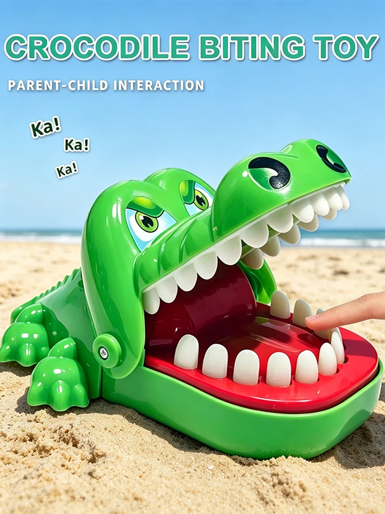 Krokodilzahn-Spielzeug Alligator-Fingerbeißer Zahnarzt Klassisches Familienspiel Party-Scherzartikel Kinder-Glücksspiel Entspannungsspielzeug