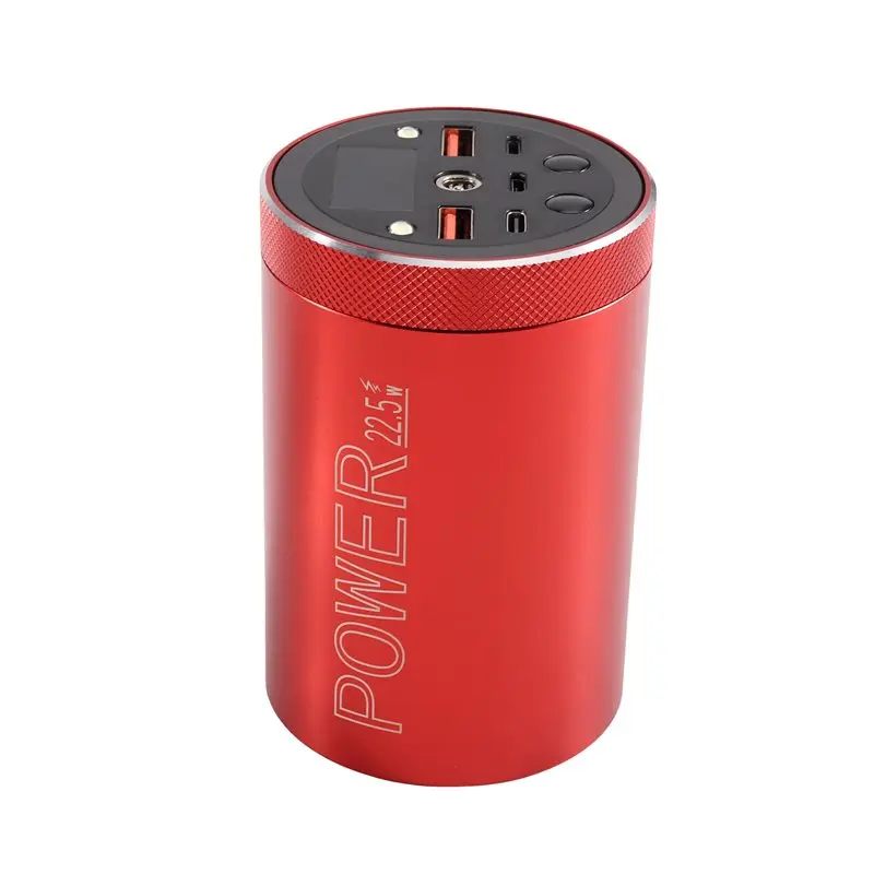 Ingenious-DIY For 7Cell 21700 Build Powerbank Shell With Display, Aluminum Housing And USB-A/USB-C DC5-12V Front Panel Setup